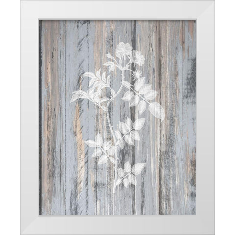 Botanical Wood 1 White Modern Wood Framed Art Print by Kimberly, Allen