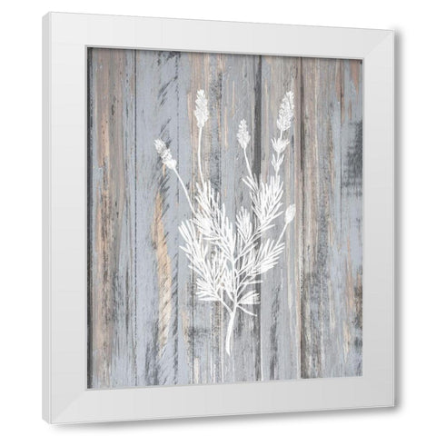 Botanical Wood 3 White Modern Wood Framed Art Print by Kimberly, Allen