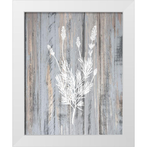 Botanical Wood 3 White Modern Wood Framed Art Print by Kimberly, Allen