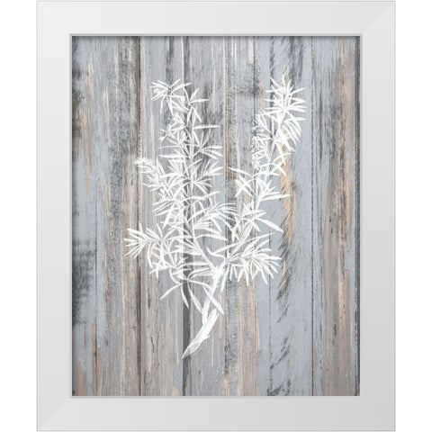 Botanical Wood 4 White Modern Wood Framed Art Print by Kimberly, Allen