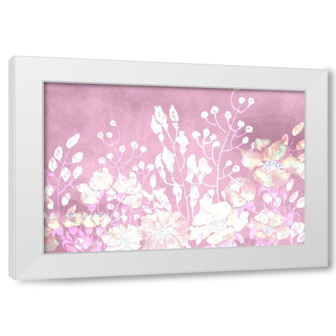 White Silhouette 1 White Modern Wood Framed Art Print by Kimberly, Allen