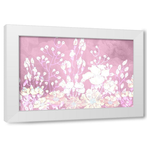 White Silhouette 2 White Modern Wood Framed Art Print by Kimberly, Allen