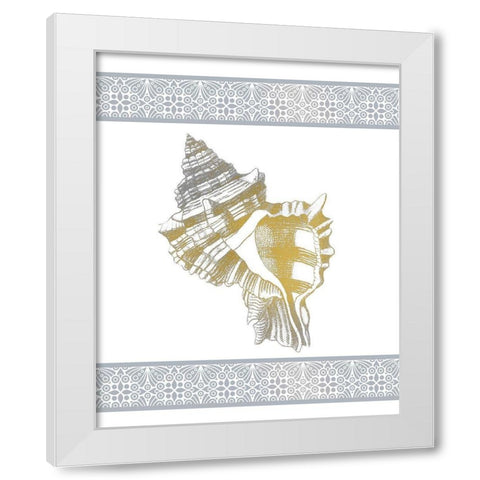 Azure Coastal 2 White Modern Wood Framed Art Print by Kimberly, Allen