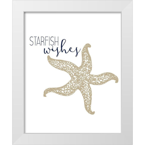 The Sea 5 White Modern Wood Framed Art Print by Kimberly, Allen