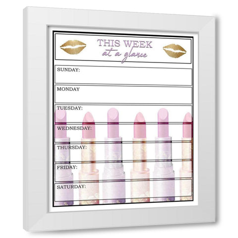 Confidence 2 White Modern Wood Framed Art Print by Kimberly, Allen