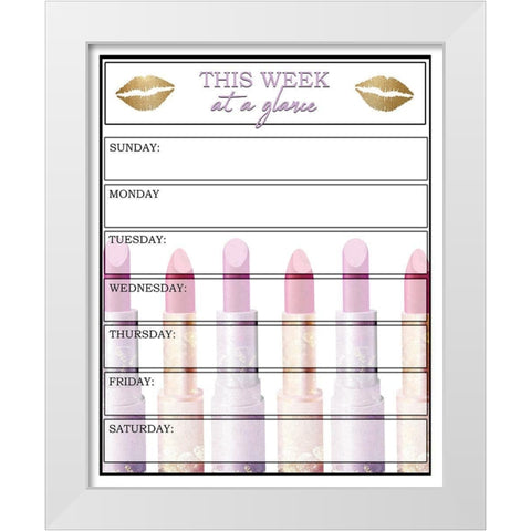 Confidence 2 White Modern Wood Framed Art Print by Kimberly, Allen
