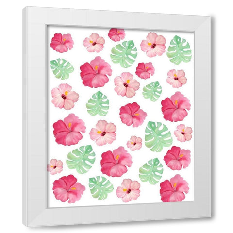 Homemade Pink 6 White Modern Wood Framed Art Print by Kimberly, Allen