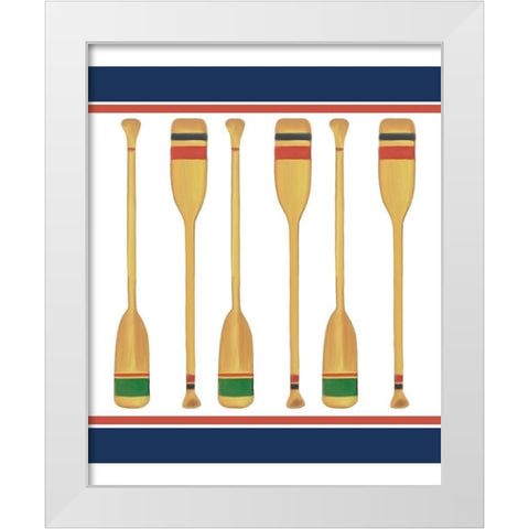 Exploring 2 White Modern Wood Framed Art Print by Kimberly, Allen