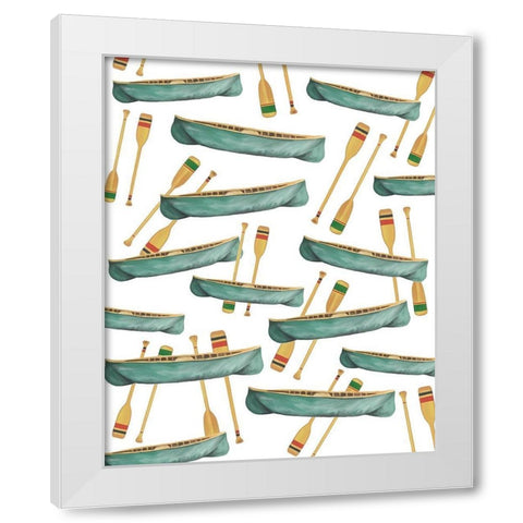 Exploring 5 White Modern Wood Framed Art Print by Kimberly, Allen