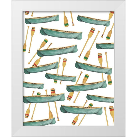 Exploring 5 White Modern Wood Framed Art Print by Kimberly, Allen