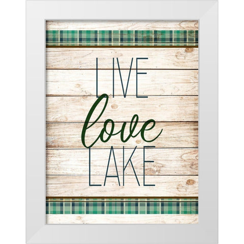 To the Lake 2 White Modern Wood Framed Art Print by Allen, Kimberly