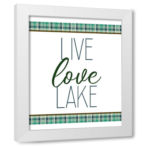 To the Lake 2 White Modern Wood Framed Art Print by Kimberly, Allen
