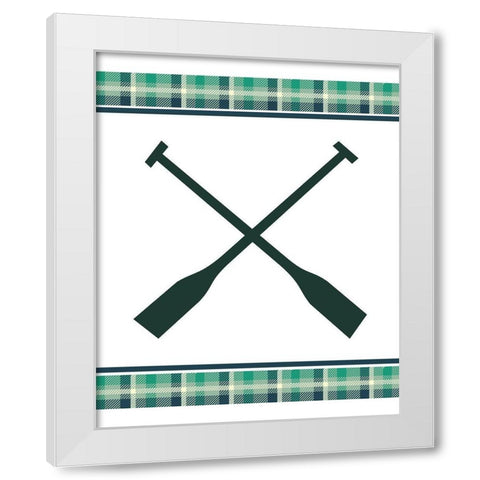 Woodland Retreat 2 White Modern Wood Framed Art Print by Kimberly, Allen