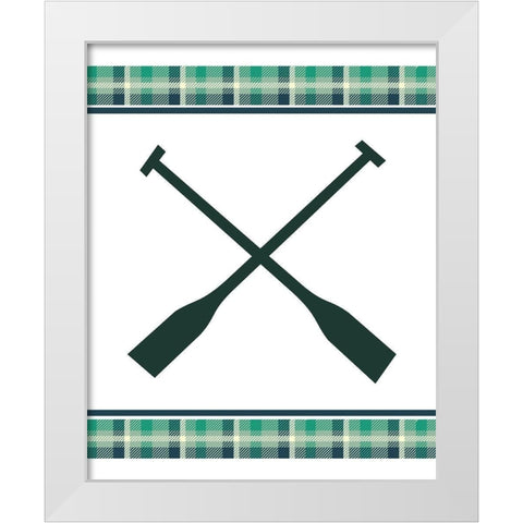 Woodland Retreat 2 White Modern Wood Framed Art Print by Kimberly, Allen