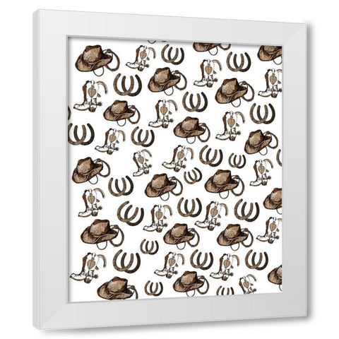 On the Range 3 White Modern Wood Framed Art Print by Kimberly, Allen