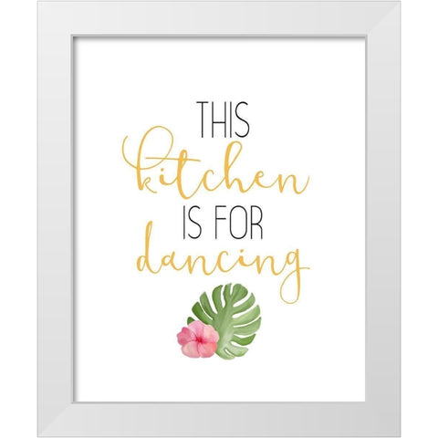 Be Sweet 3 White Modern Wood Framed Art Print by Kimberly, Allen