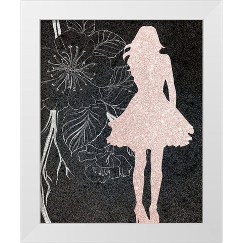 XO XO 1 White Modern Wood Framed Art Print by Kimberly, Allen