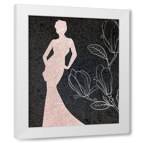 XO XO 3 White Modern Wood Framed Art Print by Kimberly, Allen