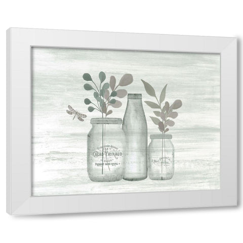 Wildflower Hope 1 White Modern Wood Framed Art Print by Kimberly, Allen