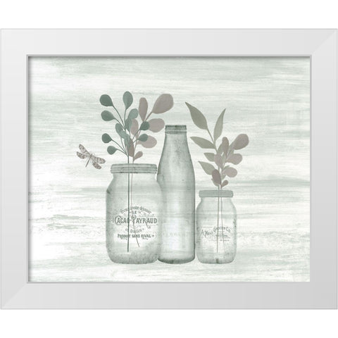 Wildflower Hope 1 White Modern Wood Framed Art Print by Kimberly, Allen