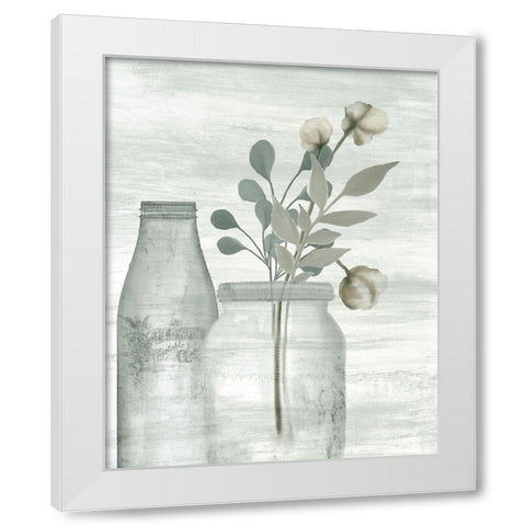 Wildflower Hope 3 White Modern Wood Framed Art Print by Kimberly, Allen