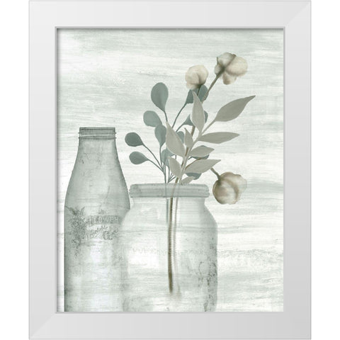 Wildflower Hope 3 White Modern Wood Framed Art Print by Kimberly, Allen