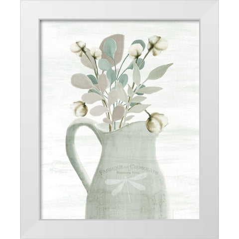 Wildflower Hope 9 White Modern Wood Framed Art Print by Kimberly, Allen