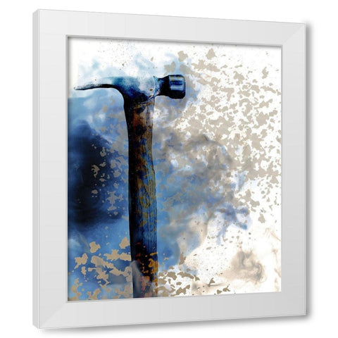 Smoke Tools 1 White Modern Wood Framed Art Print by Kimberly, Allen