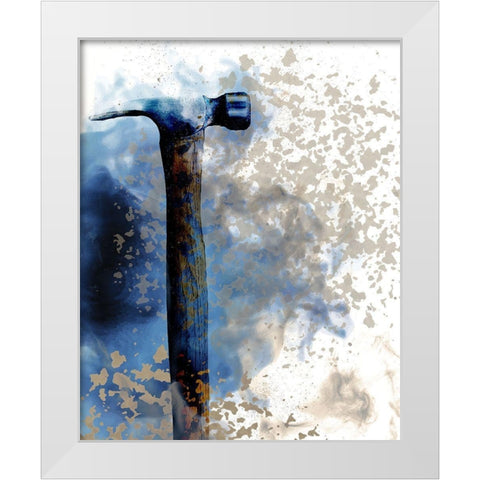 Smoke Tools 1 White Modern Wood Framed Art Print by Kimberly, Allen