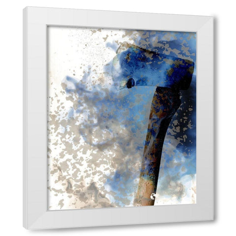 Smoke Tools 2 White Modern Wood Framed Art Print by Kimberly, Allen