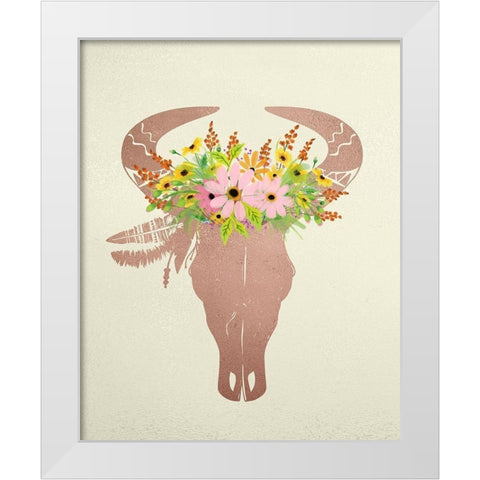 Create Wild 1 White Modern Wood Framed Art Print by Kimberly, Allen