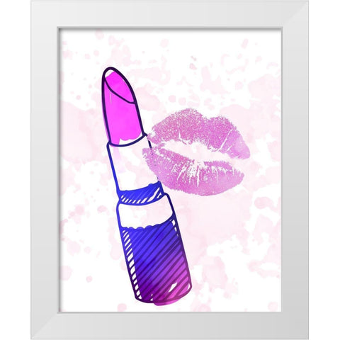 Gorgeous 1 White Modern Wood Framed Art Print by Allen, Kimberly