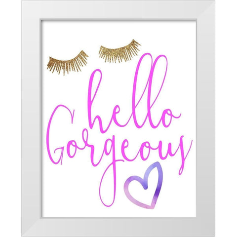 Gorgeous 2 White Modern Wood Framed Art Print by Allen, Kimberly