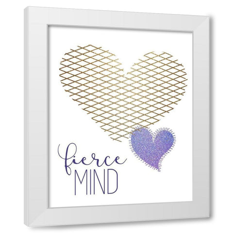 Kind Heart 2 White Modern Wood Framed Art Print by Allen, Kimberly