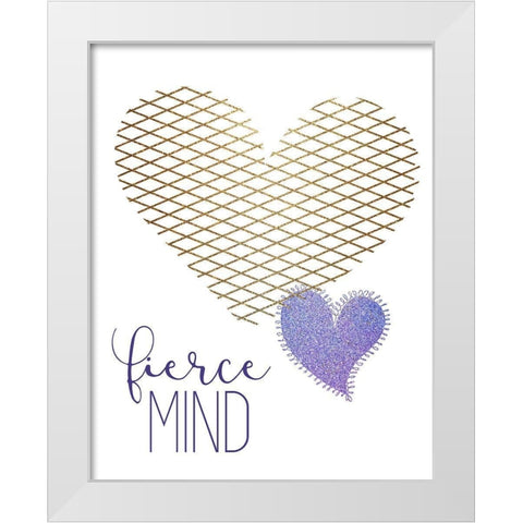 Kind Heart 2 White Modern Wood Framed Art Print by Allen, Kimberly
