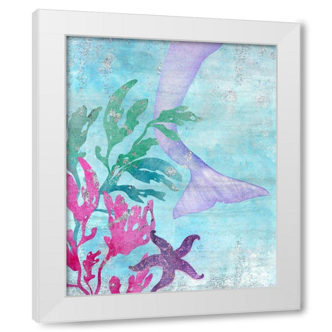 The Ocean 1 White Modern Wood Framed Art Print by Allen, Kimberly