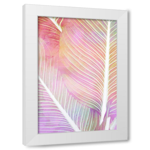 Tropical Palms 1 White Modern Wood Framed Art Print by Allen, Kimberly
