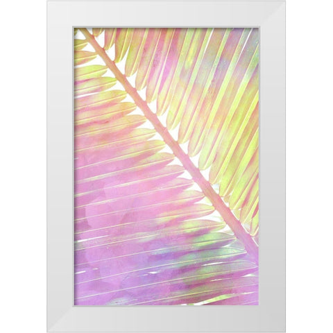 Tropical Palms 2 White Modern Wood Framed Art Print by Allen, Kimberly