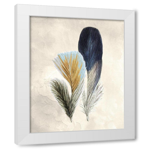 Two of a Kind 1 White Modern Wood Framed Art Print by Allen, Kimberly