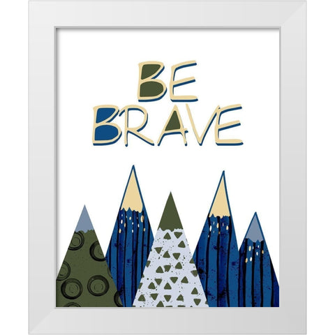 Little Explorer 1 White Modern Wood Framed Art Print by Allen, Kimberly