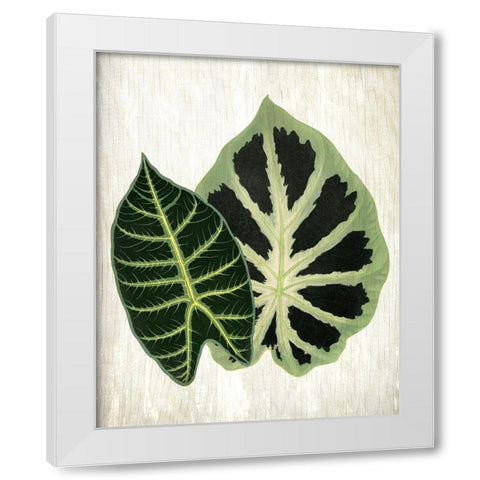 Botanical Greens 2 White Modern Wood Framed Art Print by Allen, Kimberly