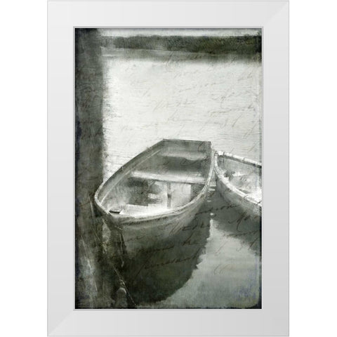 On the Water White Modern Wood Framed Art Print by Allen, Kimberly