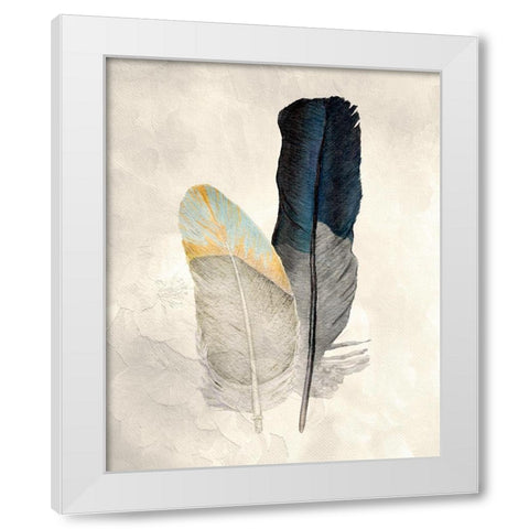Two of a Kind 1 v2 White Modern Wood Framed Art Print by Allen, Kimberly