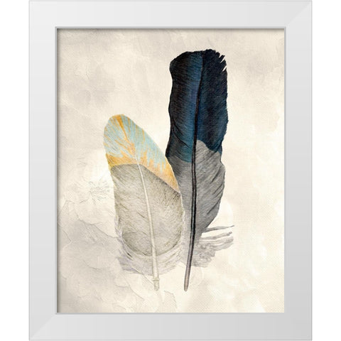 Two of a Kind 1 v2 White Modern Wood Framed Art Print by Allen, Kimberly