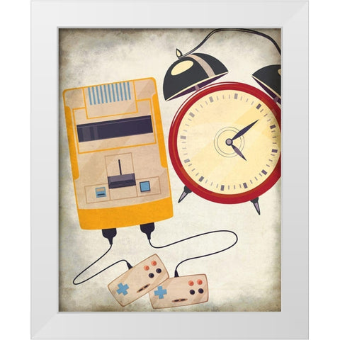 Retro 3 White Modern Wood Framed Art Print by Allen, Kimberly