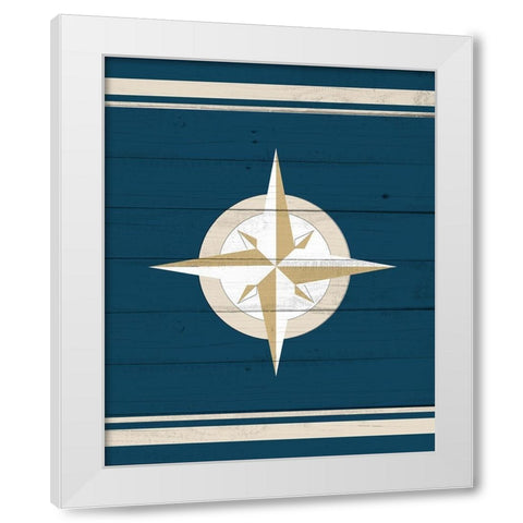Set Sail 3 White Modern Wood Framed Art Print by Allen, Kimberly