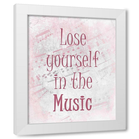 Lose Yourself A White Modern Wood Framed Art Print by Allen, Kimberly