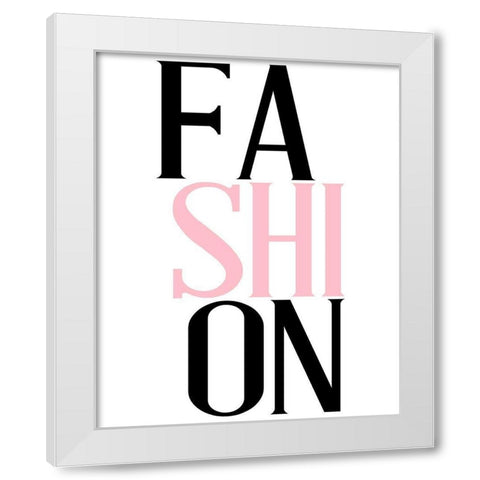 Couture 3 White Modern Wood Framed Art Print by Allen, Kimberly