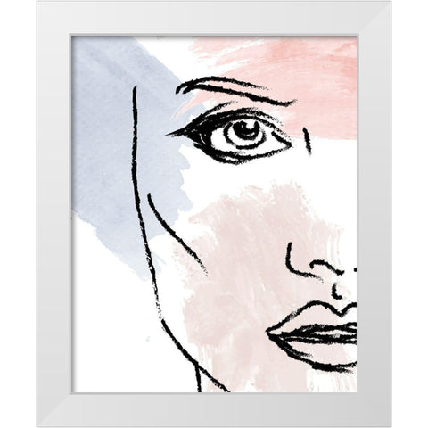 Focus 1 White Modern Wood Framed Art Print by Allen, Kimberly