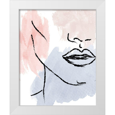 Focus 2 White Modern Wood Framed Art Print by Allen, Kimberly